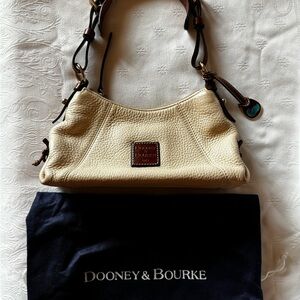 Dooney & Bourke Cream Leather Women's Bag